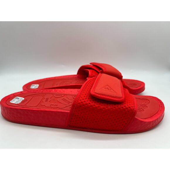 adidas Boost Slide Pharrell Active Red FY6140 Men's Size 12 New - Picture 12 of 12